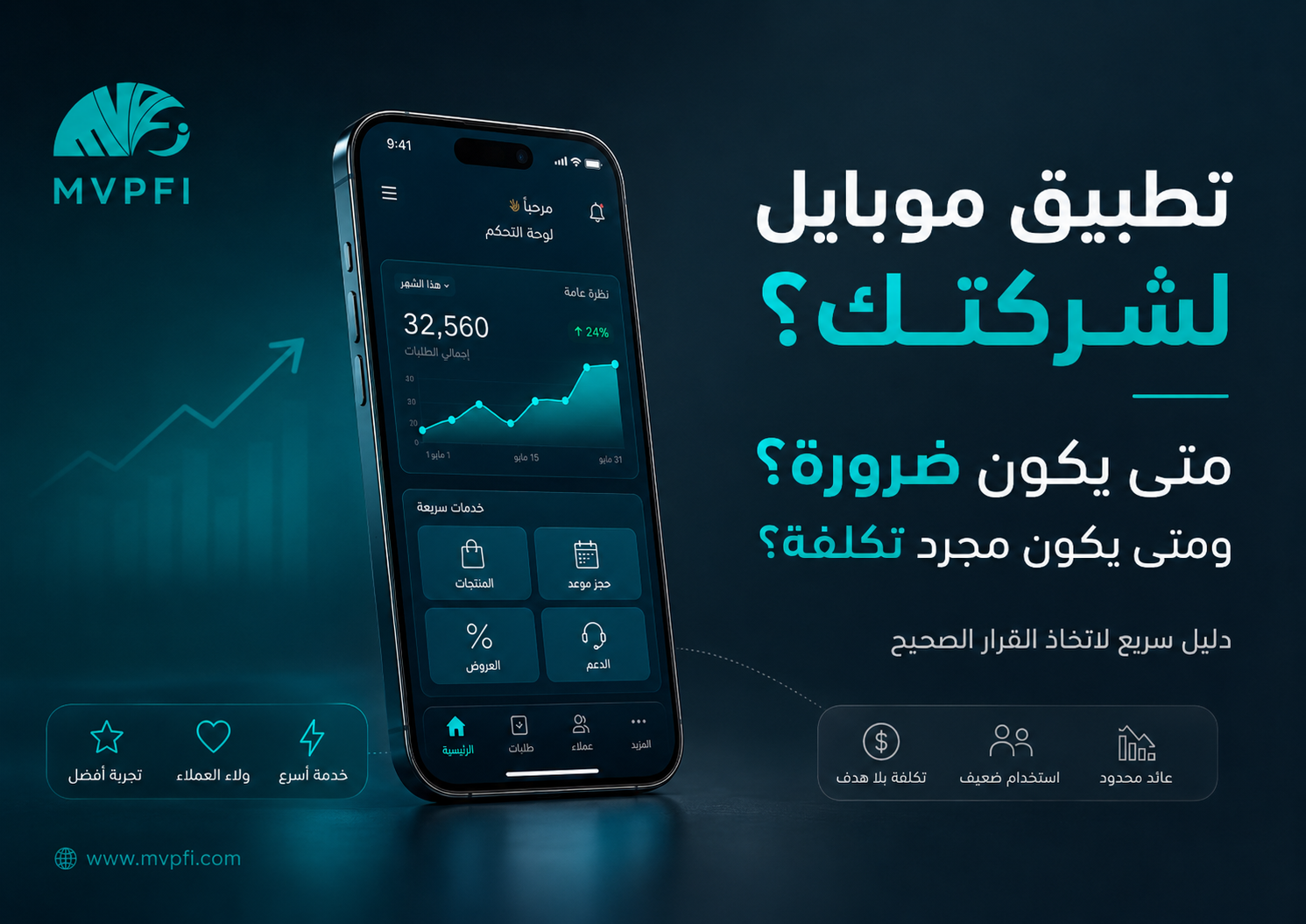 تطبيق موبايل لشركتك: ضرورة أم مضيعة للفلوس؟